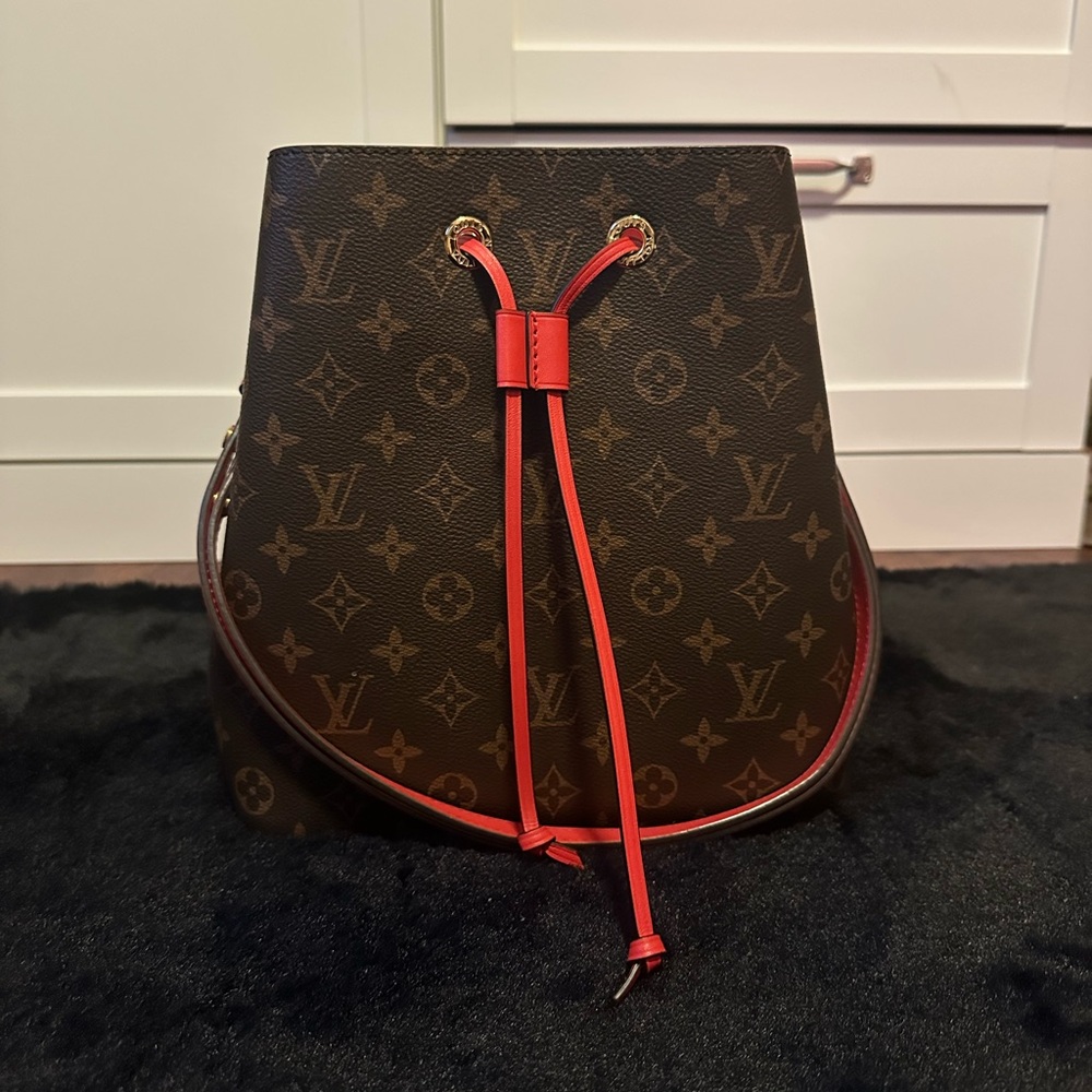 Brown and Red Purse